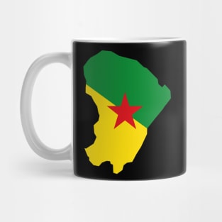 French Guiana flag Mug